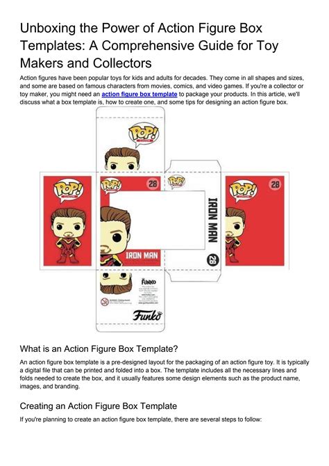 metal action figure boxes|action figure box template.